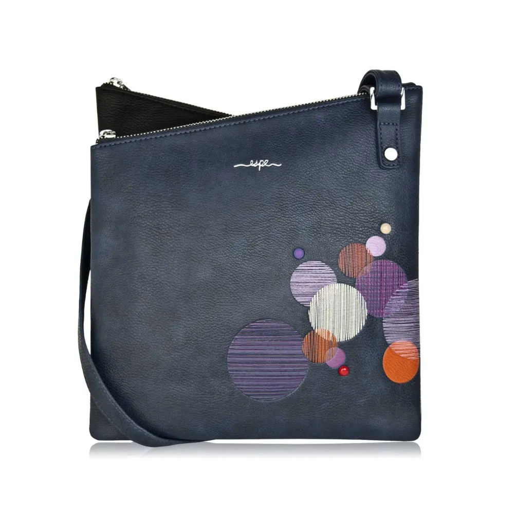 Espe Cosmos Blue Messenger Bag (Women's)