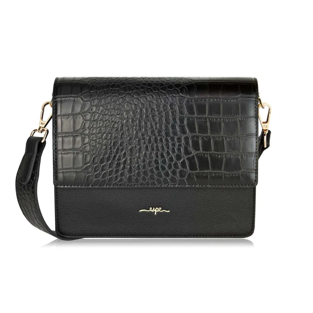 Espe Katie Black Crossbody Bag (Women's)