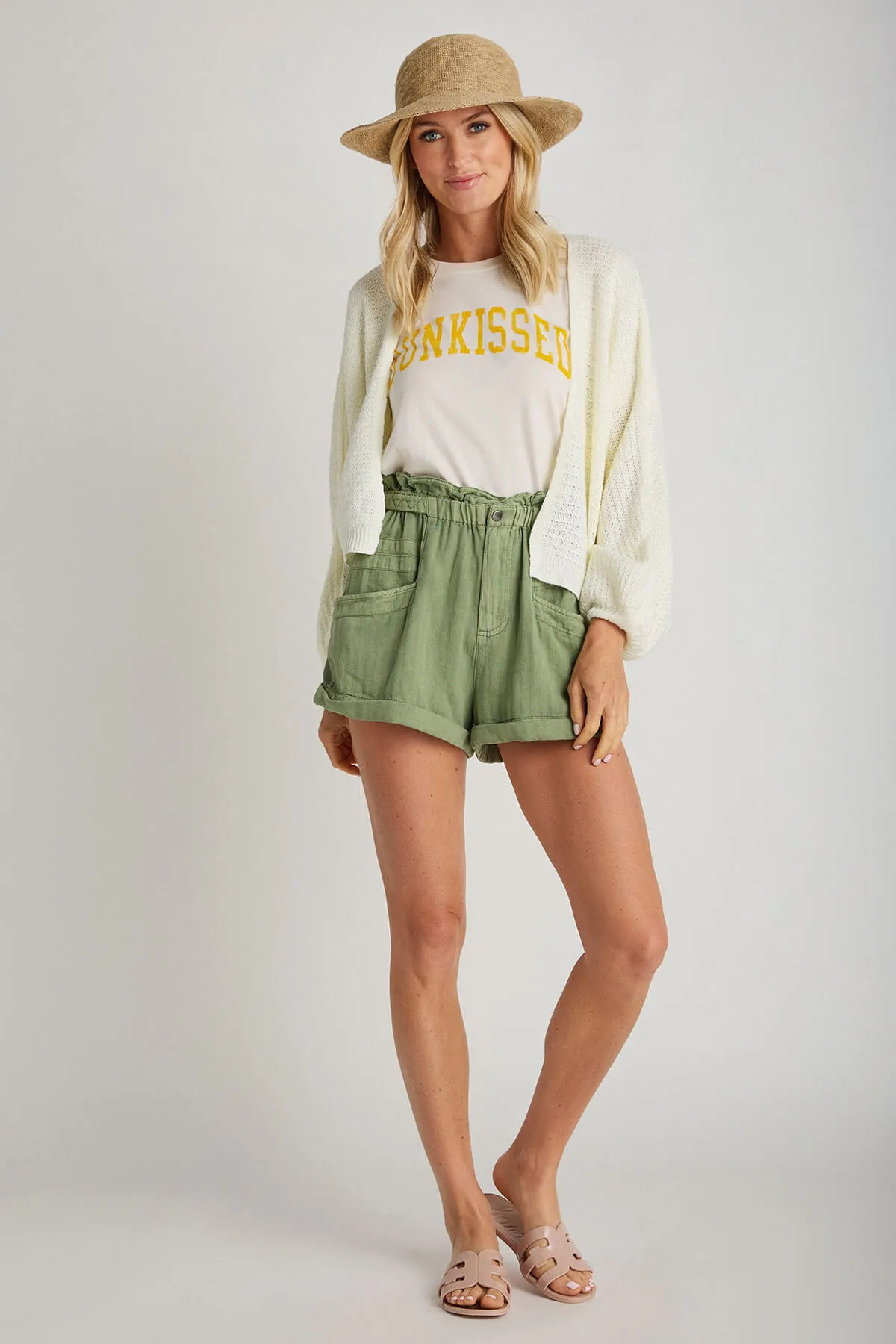 Free People Topanga Cuff Shorts