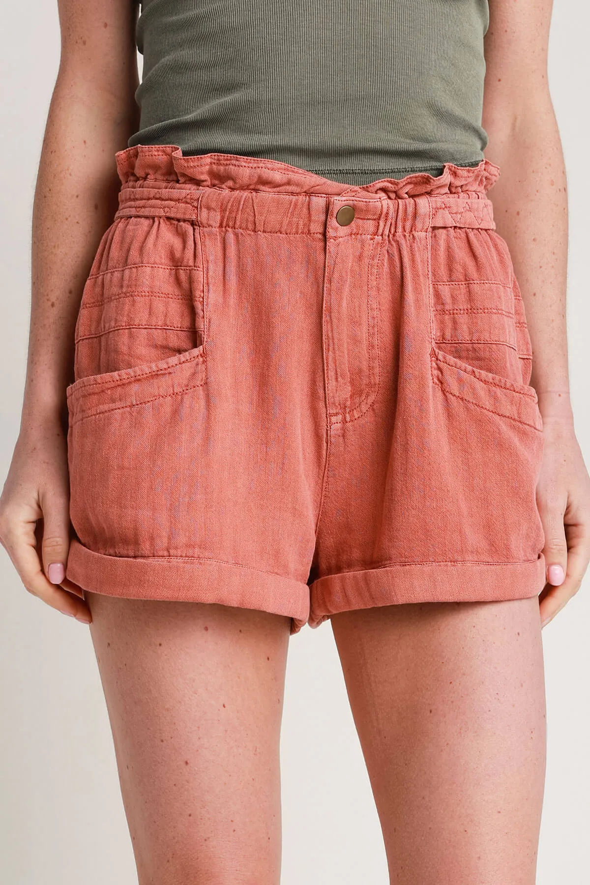 Free People Topanga Cuff Shorts