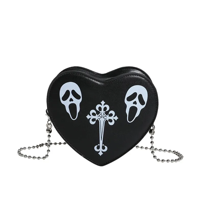 Giallo- the Horror Themed Heart Shaped Mini Handbag 4 Styles