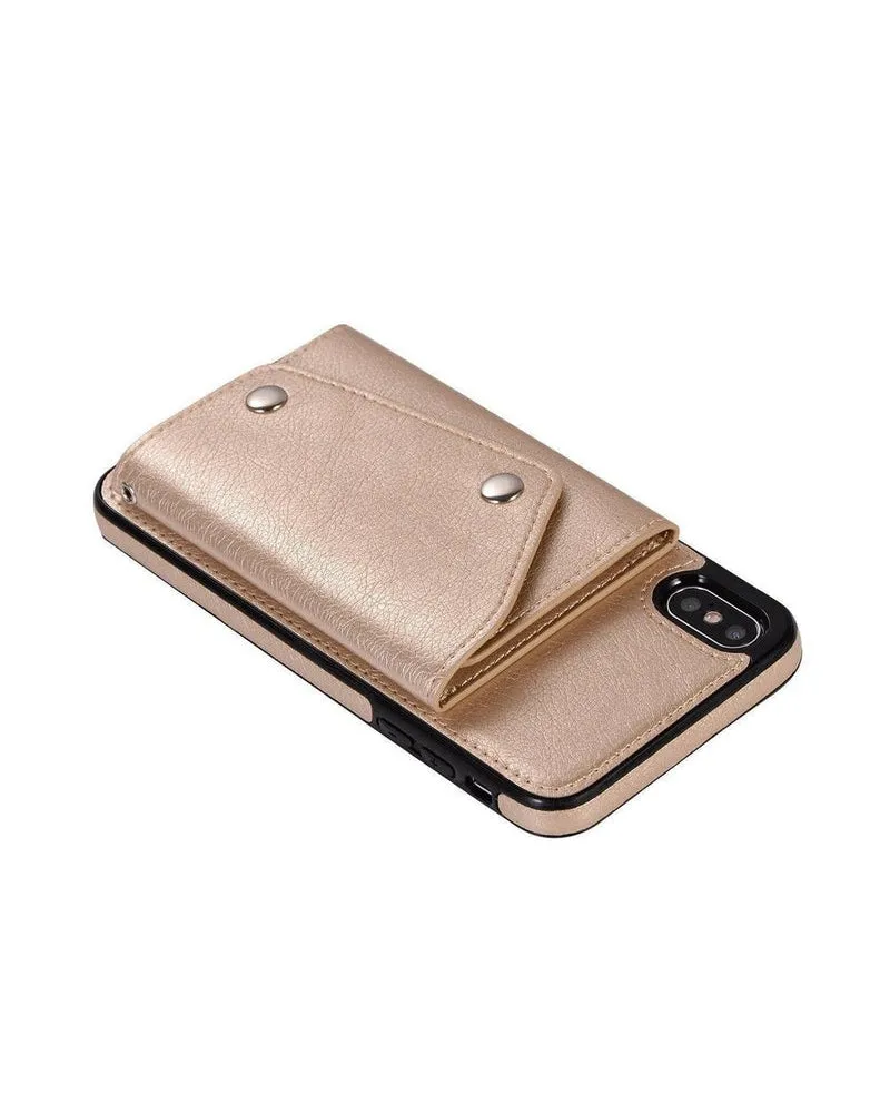 Gold Vegan Leather | Wallet Case