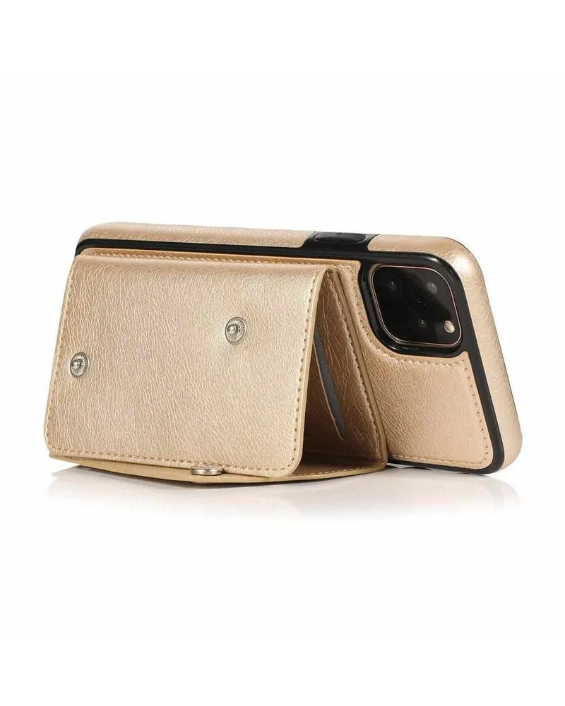 Gold Vegan Leather | Wallet Case