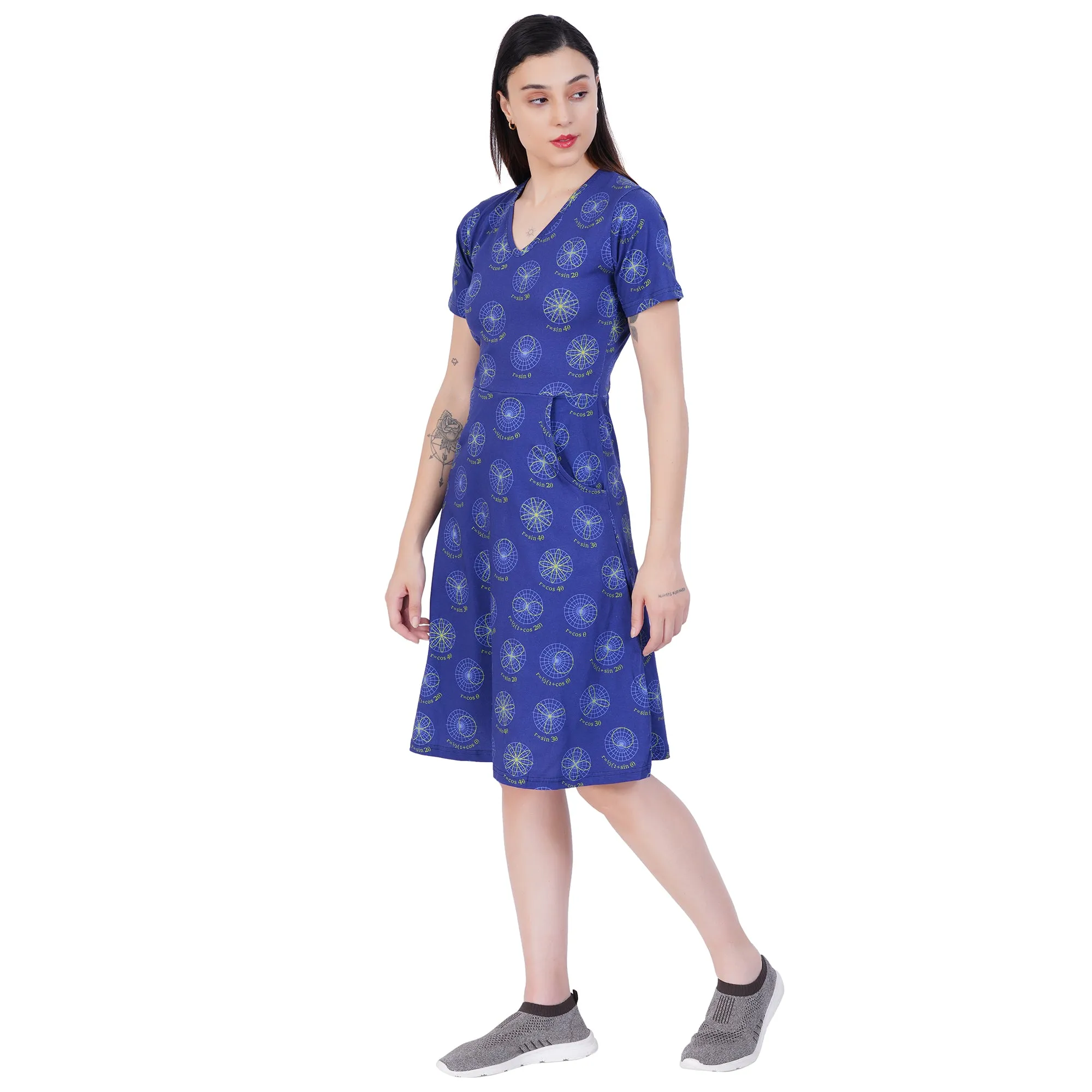 Graphs of Polar Equations A-Line Dress (With Waist Seam)