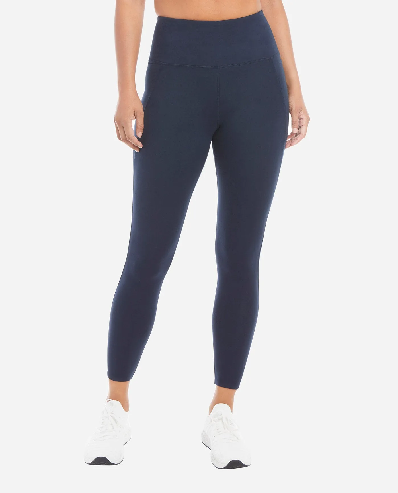 High Rise 7/8 Bonded Legging with Side Pockets