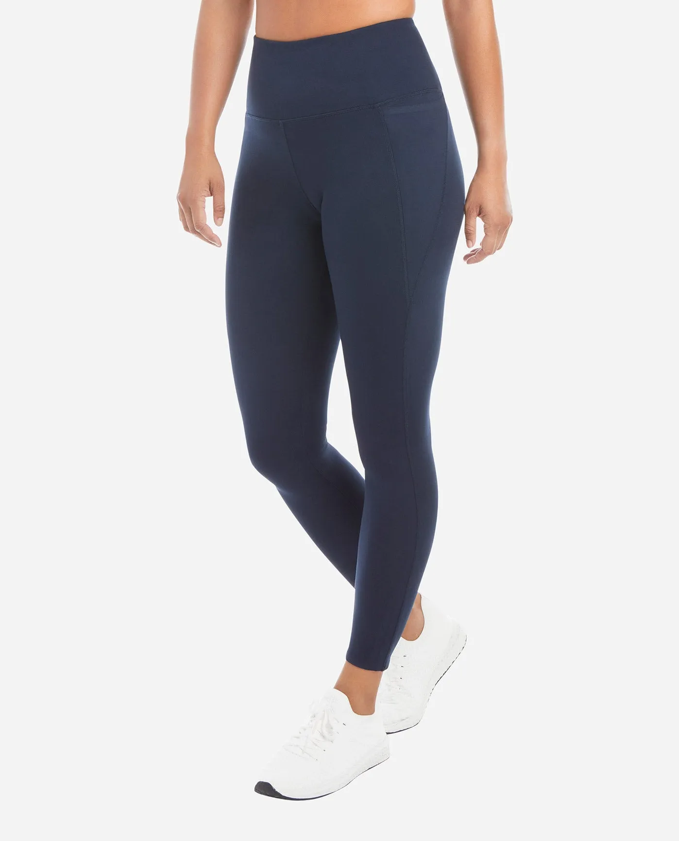 High Rise 7/8 Bonded Legging with Side Pockets