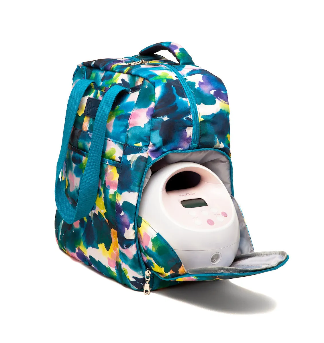 Kelly Breast Pump Backpack (Aquarelle)