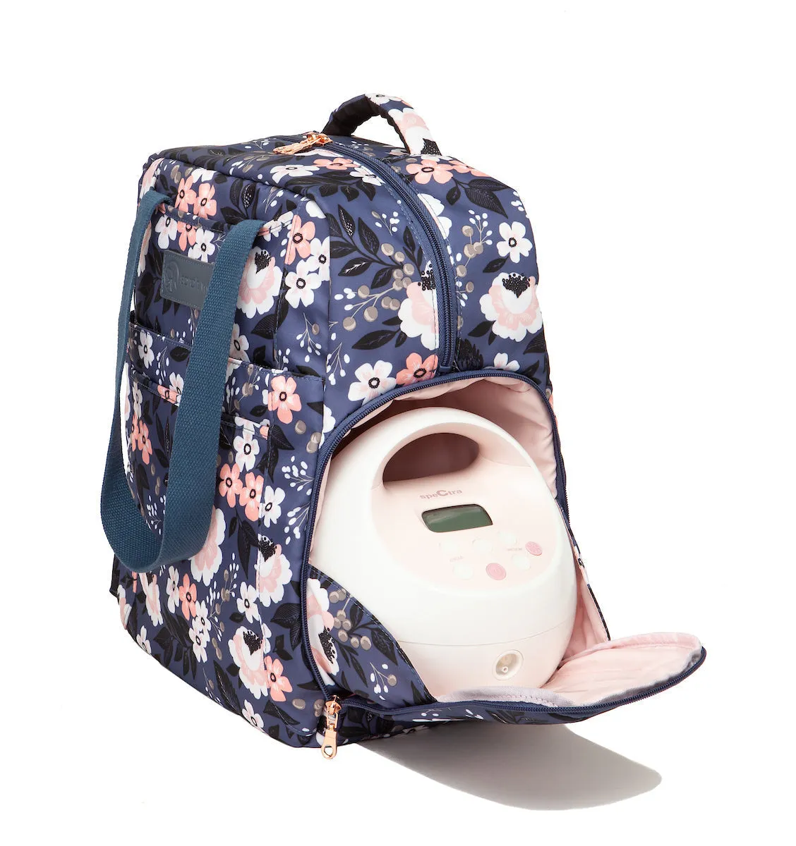 Kelly Breast Pump Backpack (Le Floral)