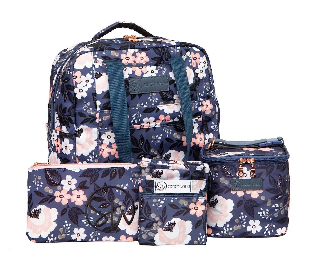 Kelly Breast Pump Backpack (Le Floral)