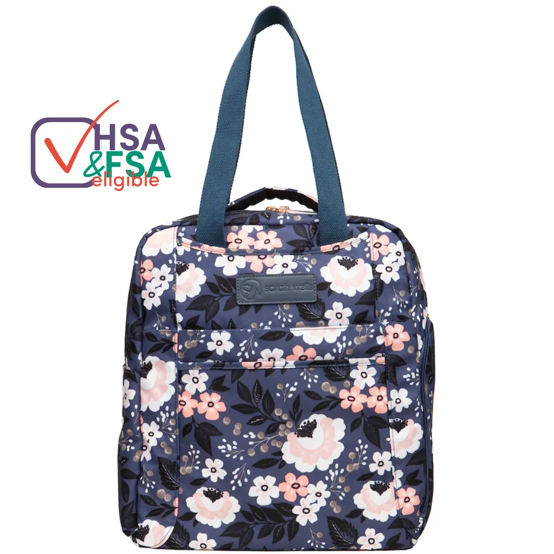 Kelly Breast Pump Backpack (Le Floral)