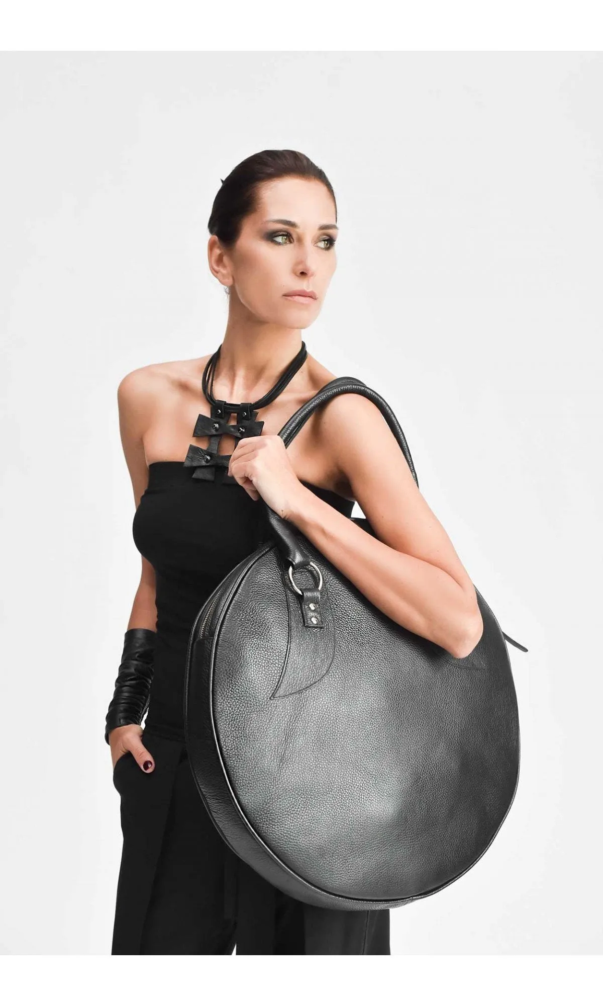 Large Circle Shoulder Bag