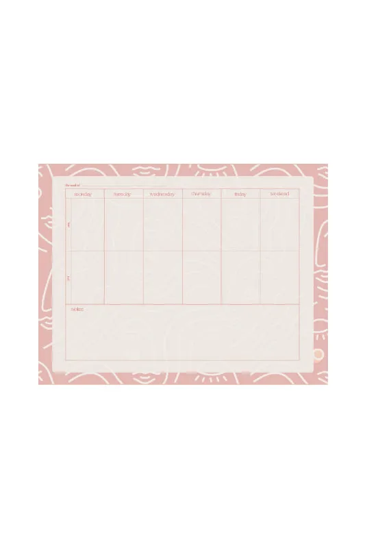 large tearaway notepad - zen ladies