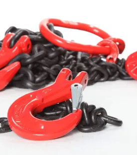 Lifting Chain Sling 4 Leg x 2m with Sling Hooks G8