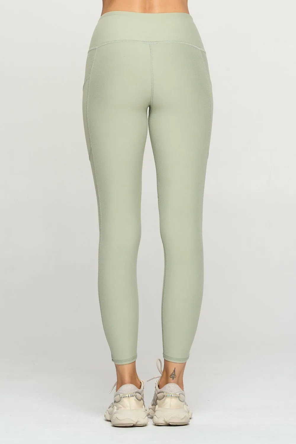 Liz - Desert Sage w Pockets 7/8 Legging