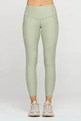 Liz - Desert Sage w Pockets 7/8 Legging