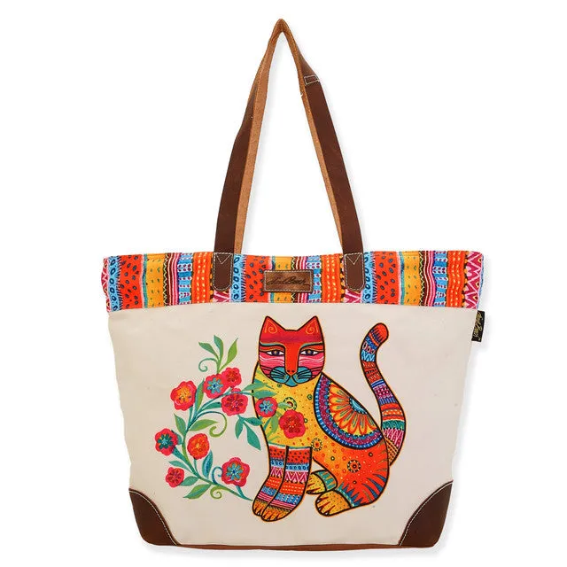 MAYA CATS SHOULDER TOTE