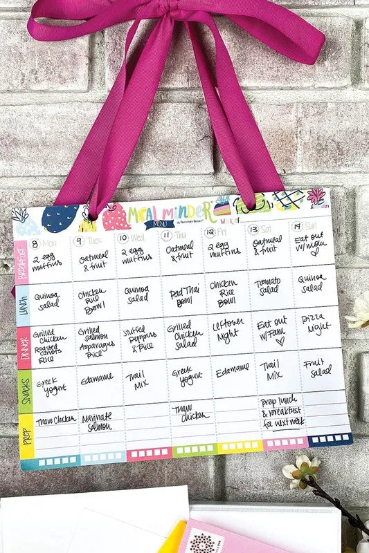 Meal Minder Menu Planner 52-Week wDry Erase Backer