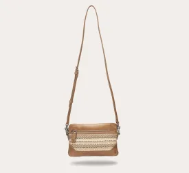 Melissa Straw Crossbody Wristlet