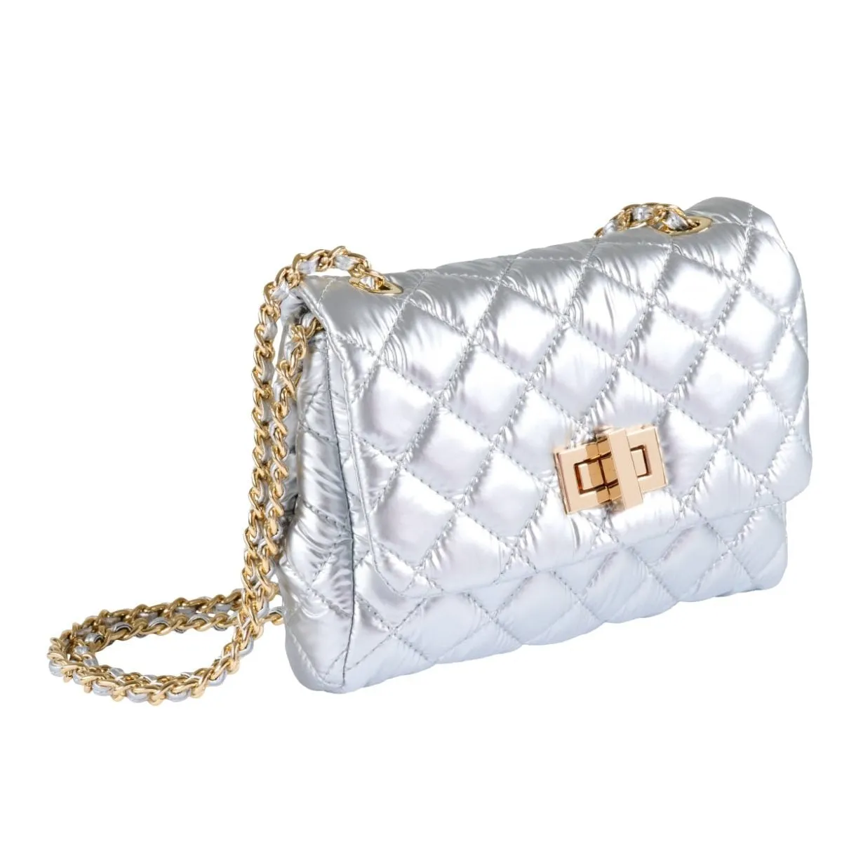 MILLEDEUX~ Metallic medium bag