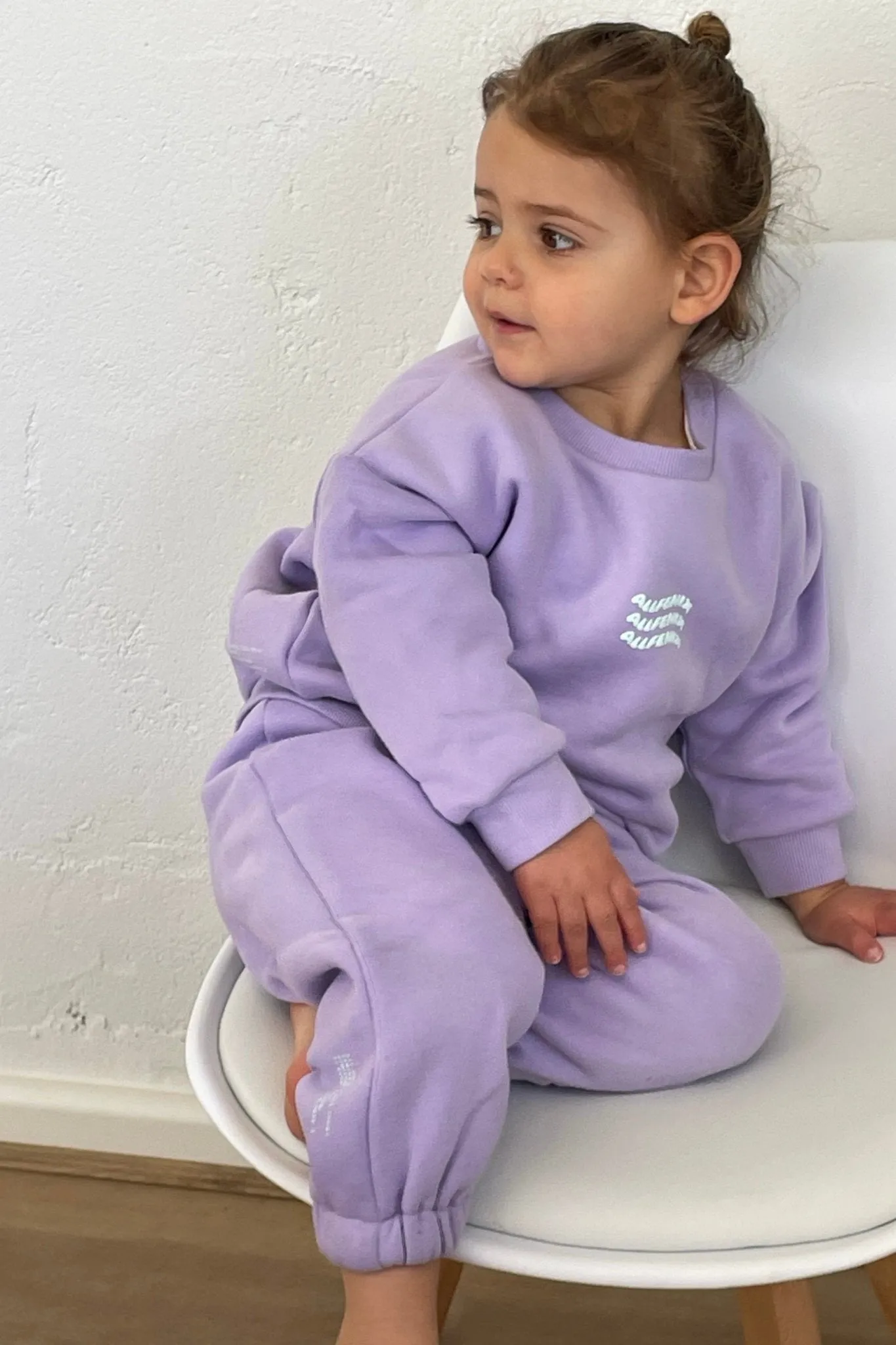 Mini Waves Crew Jumper (Lilac)