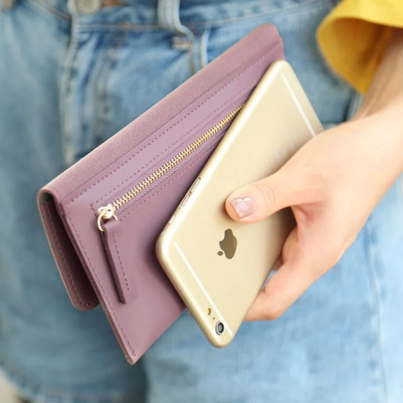 New Fancy Slim Ladies Wallet for mobile cash & card