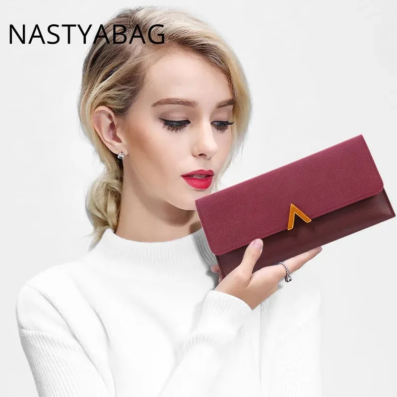 New Fancy Slim Ladies Wallet for mobile cash & card