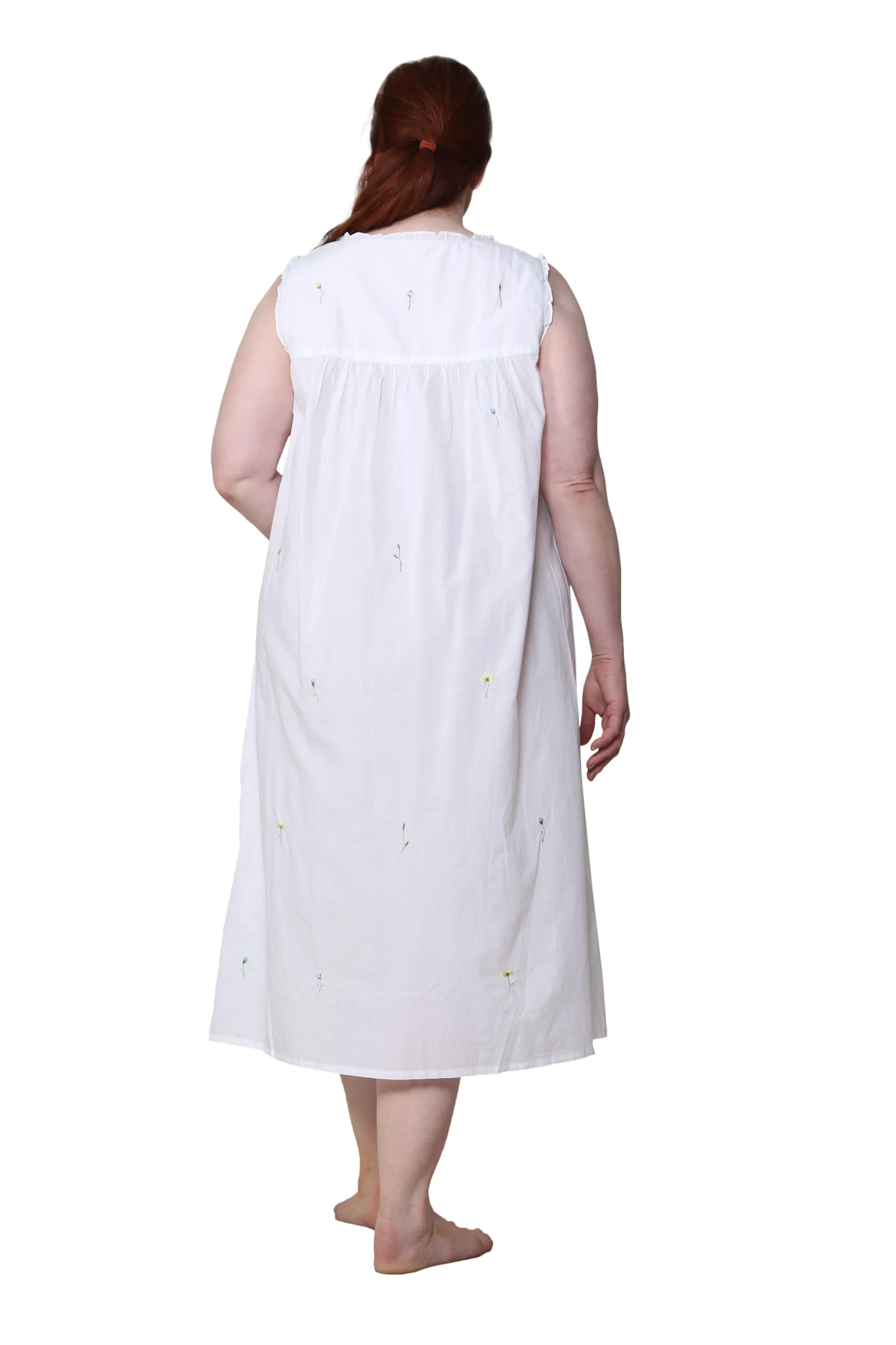 Plus Size Breath of Spring Cotton Gown