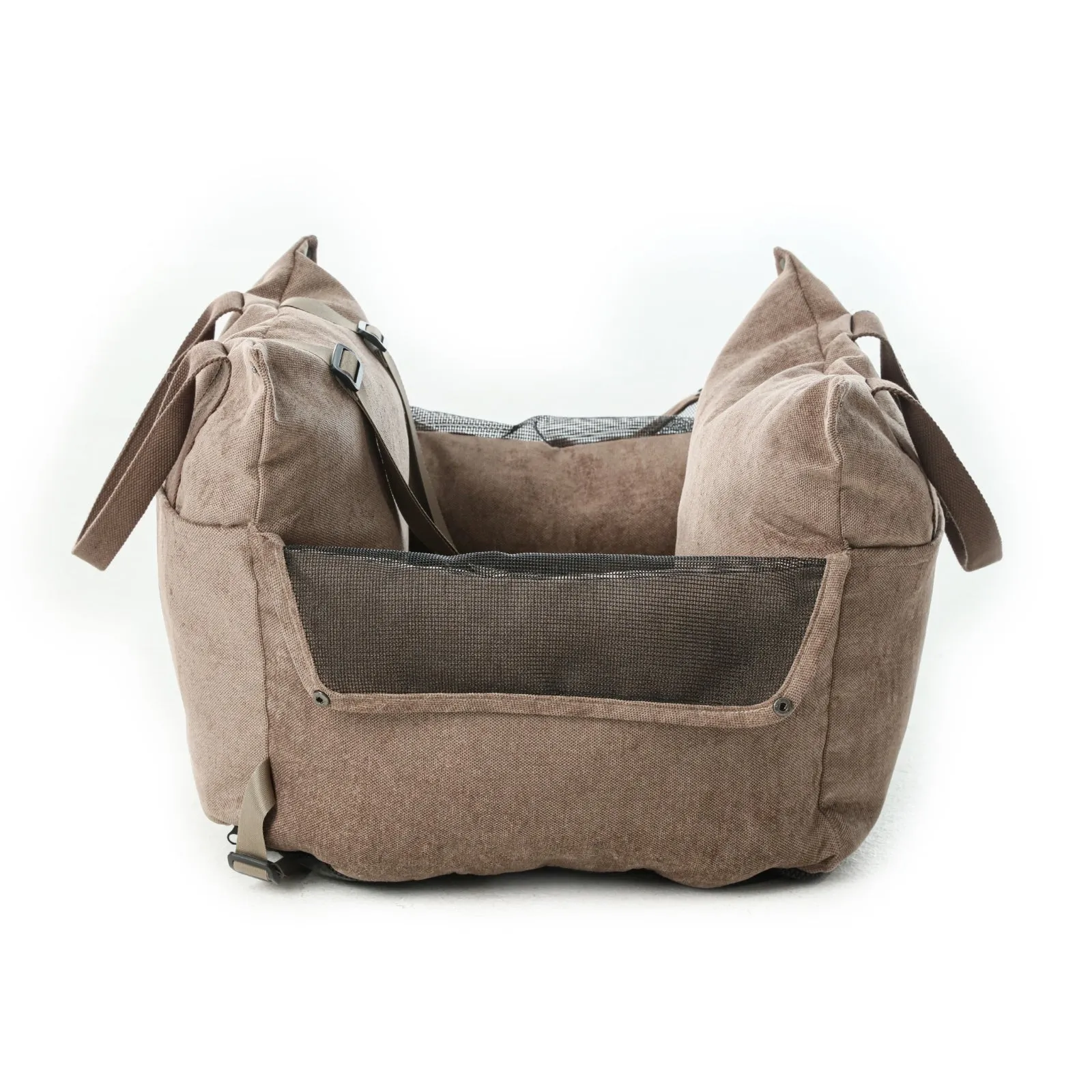 Puff Guard Dog Car Seat - Camel