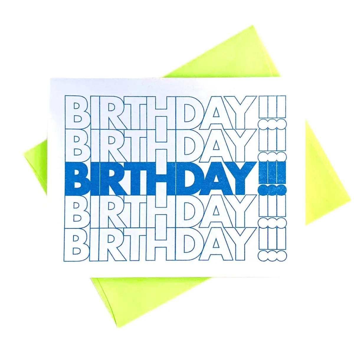 "BIRTHDAY!!!" Bag Card