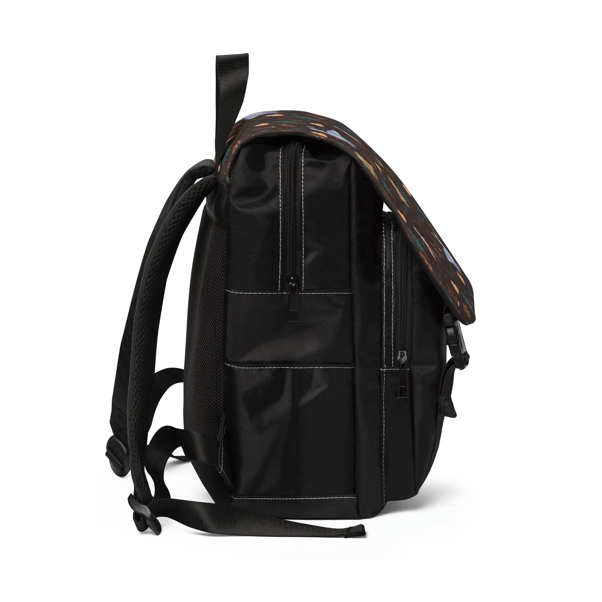 Roaming Rancher in Truffle Brown - Unisex Shoulder Backpack