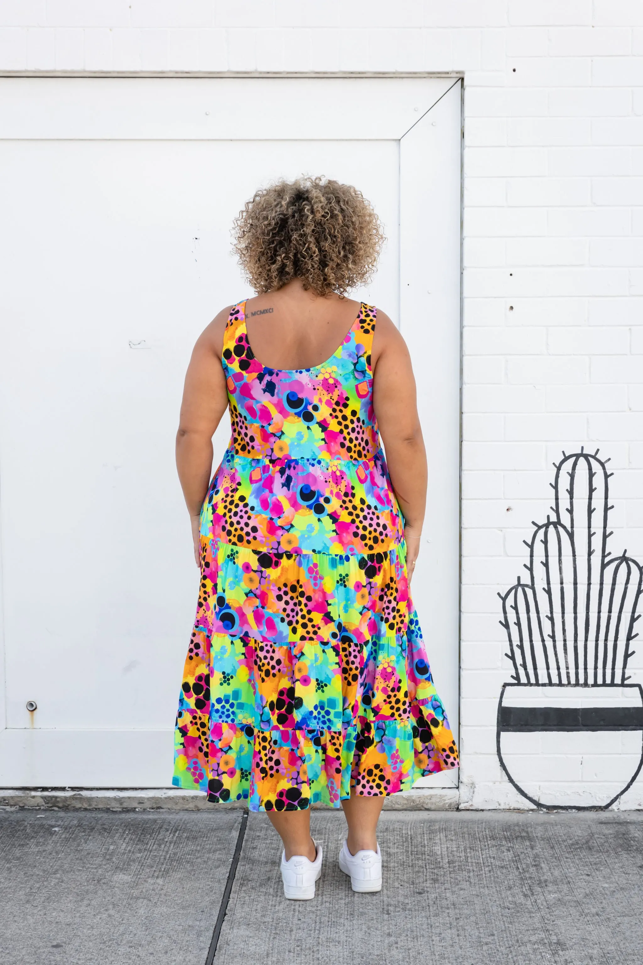 Ronnie Maxi Dress in Messy Mind by Kasey Rainbow