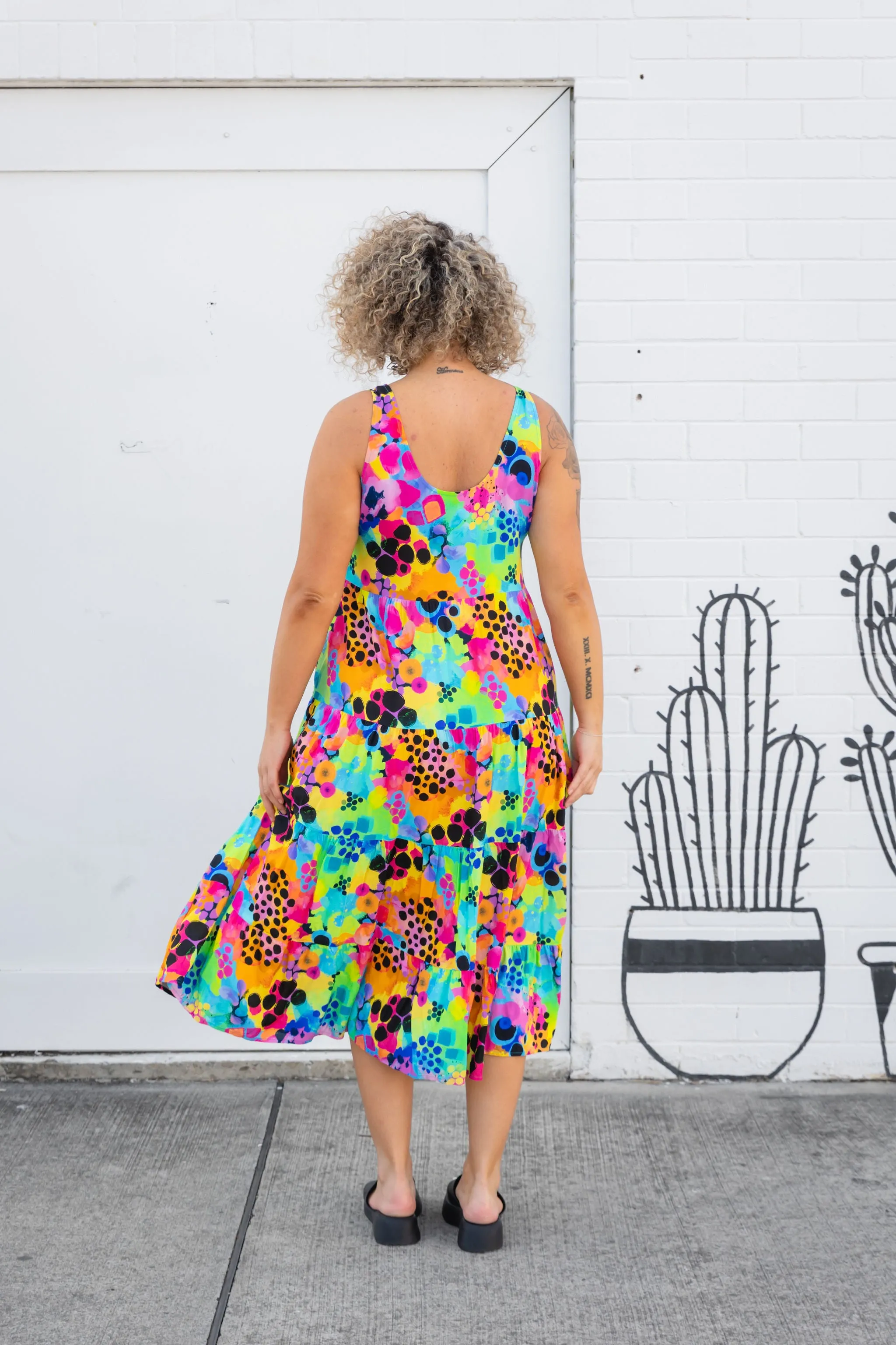 Ronnie Maxi Dress in Messy Mind by Kasey Rainbow