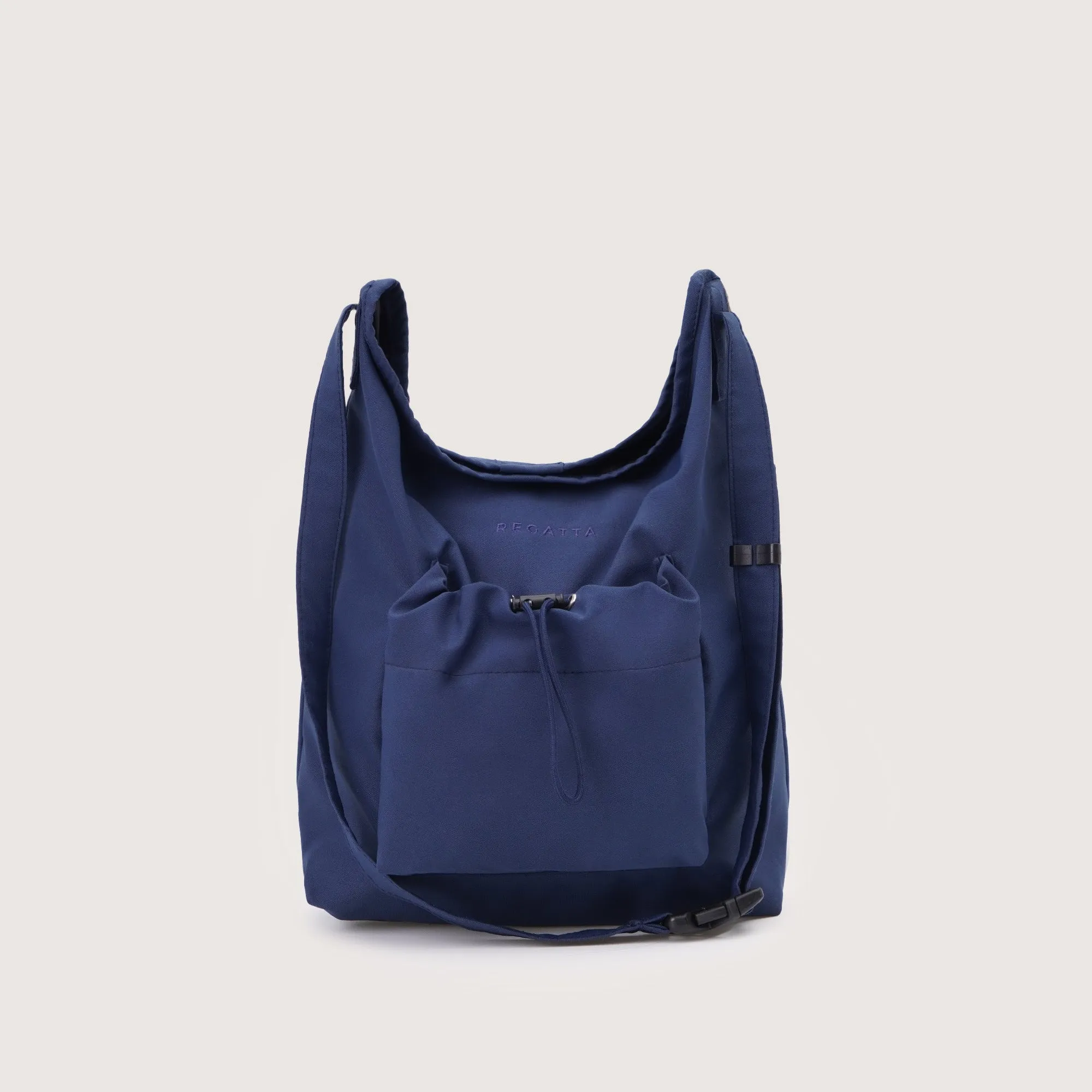 Sling Bag With Drawstring Pocket