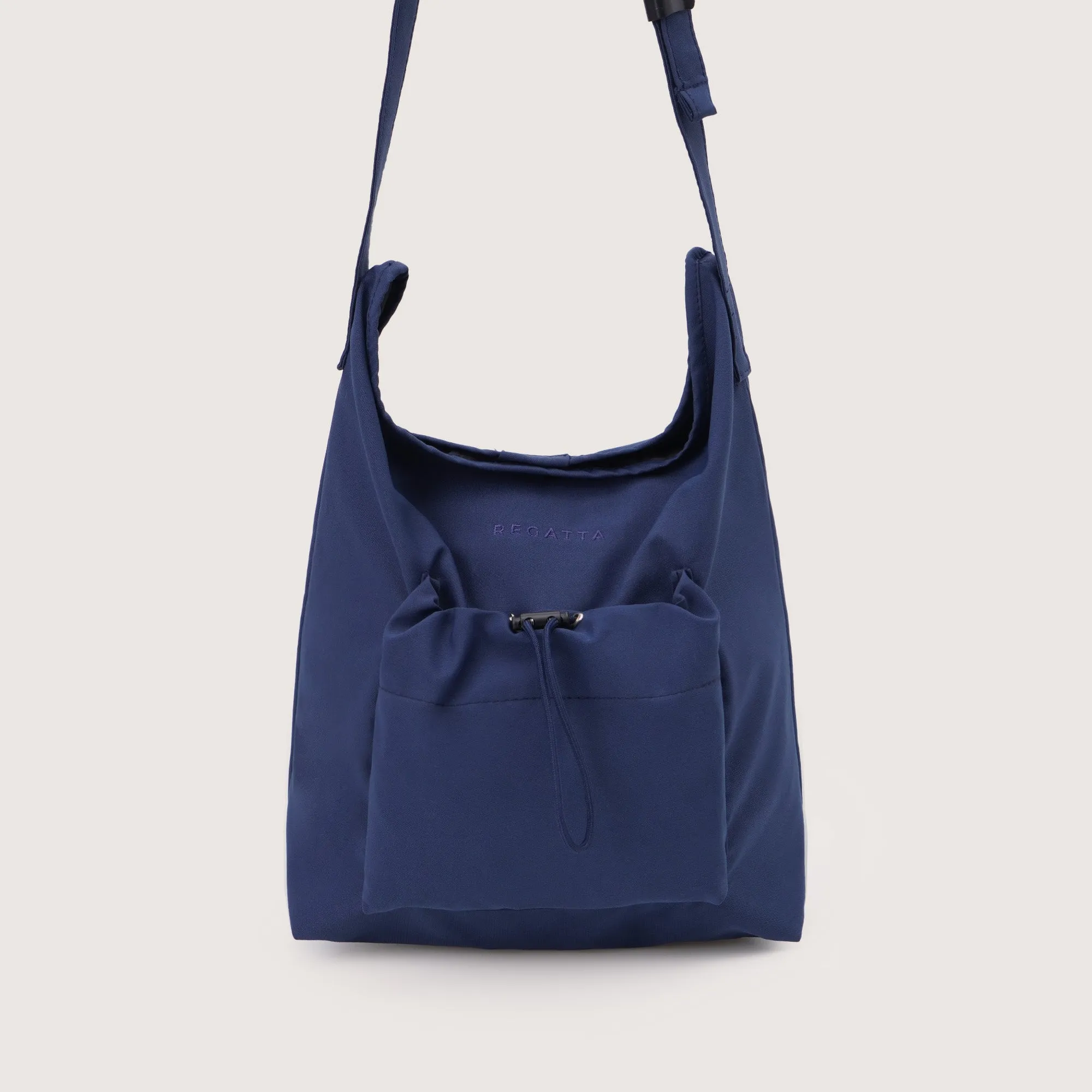 Sling Bag With Drawstring Pocket