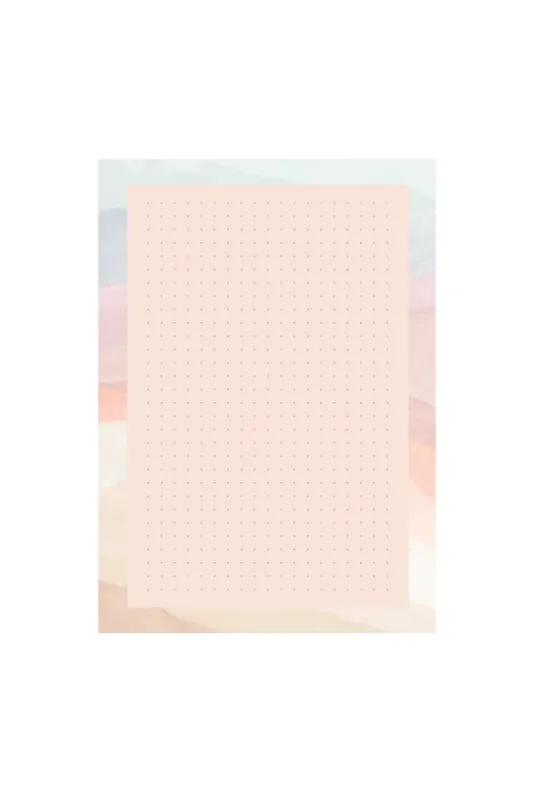 small tearaway notepad - sunset stripes