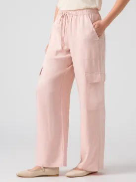 Soft Track High Rise Pant Rose Smoke