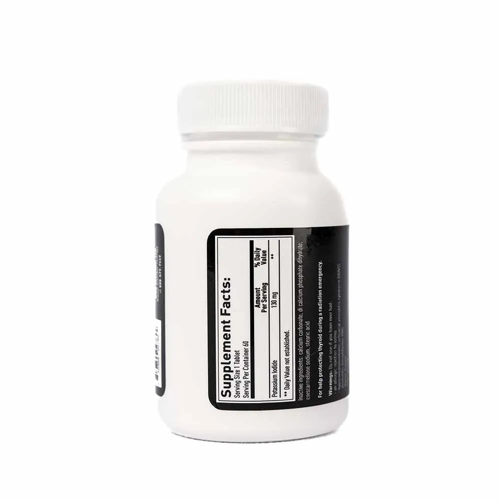 Special Offer - Potassium Iodide Anti-Radiation Tablets (130mg, 60ct)