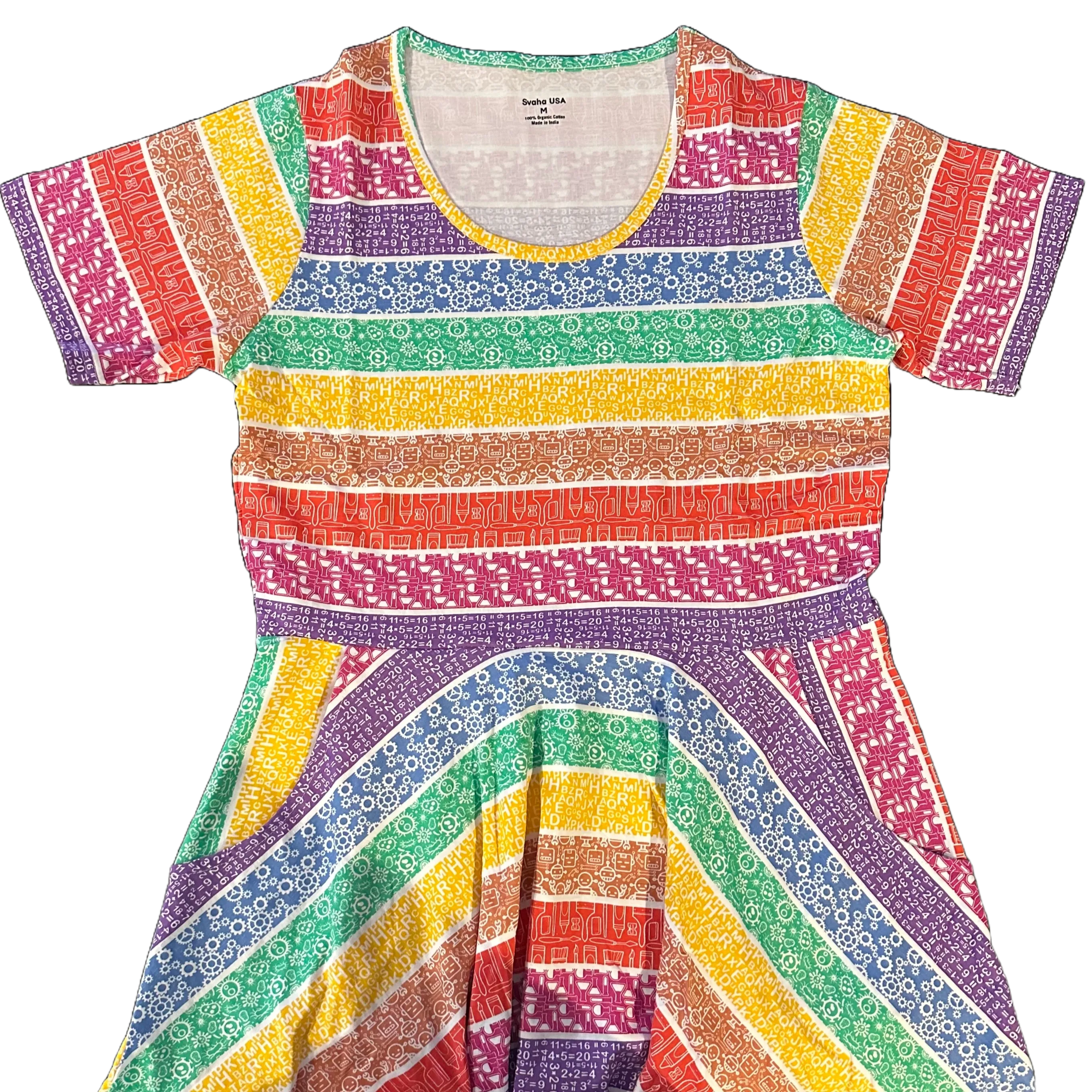 STEAM Rainbow Twirl Dress