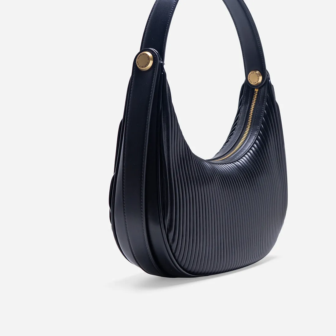 Sutton Pleated Hobo Bag