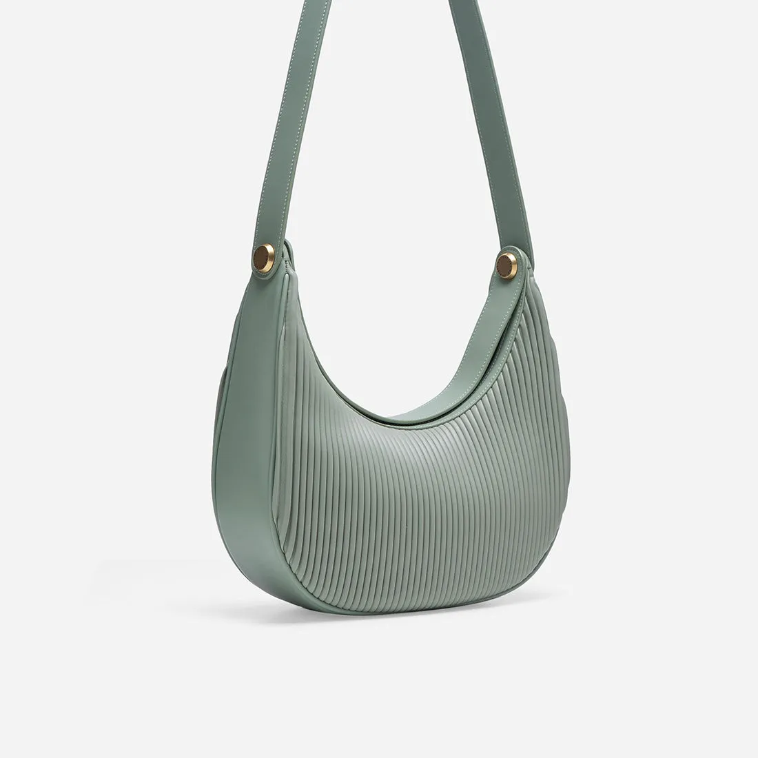 Sutton Pleated Hobo Bag