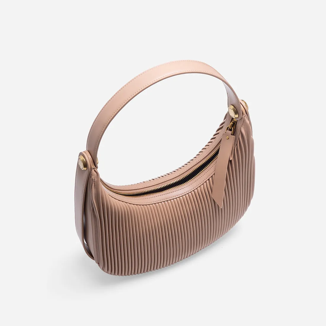 Sutton Pleated Hobo Bag