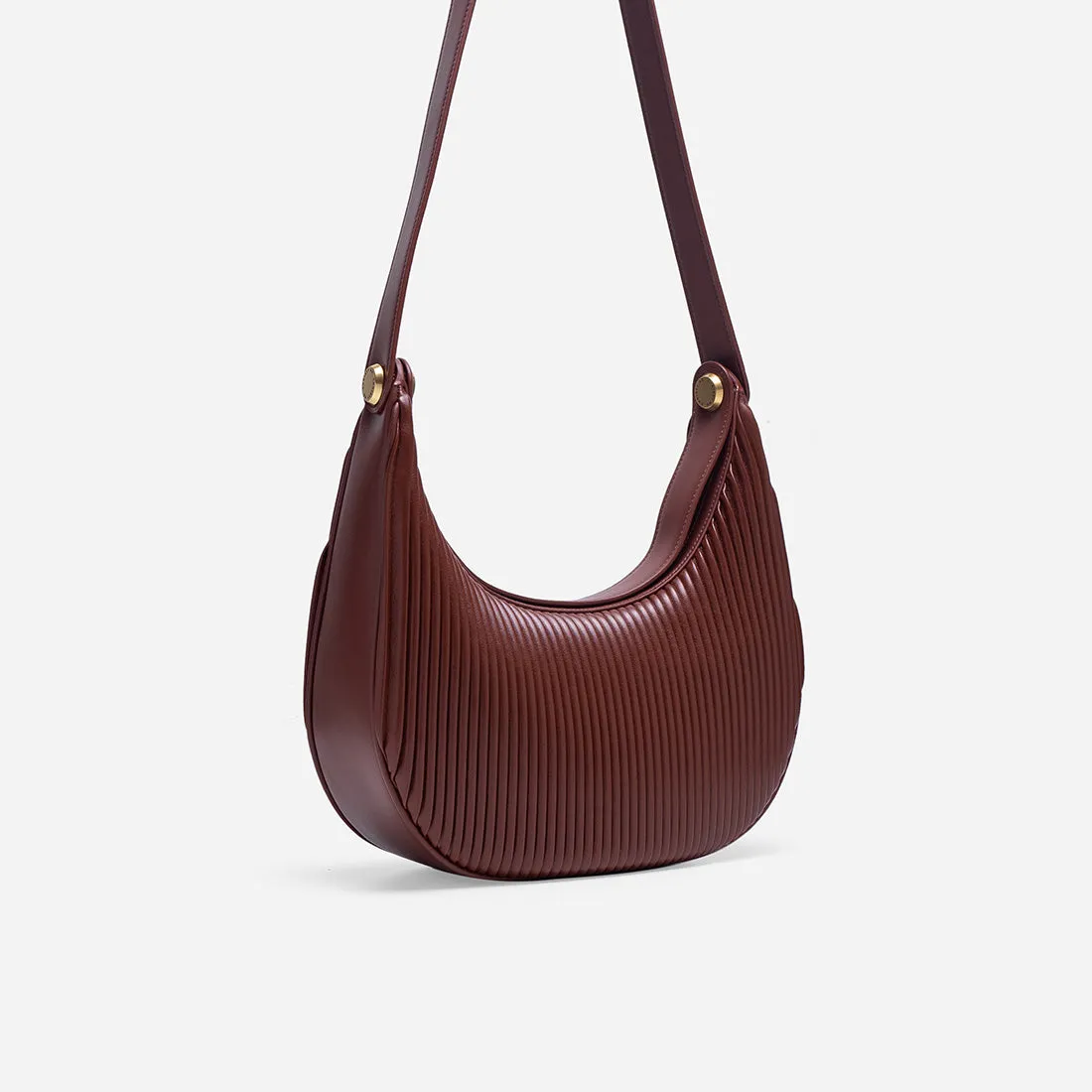 Sutton Pleated Hobo Bag