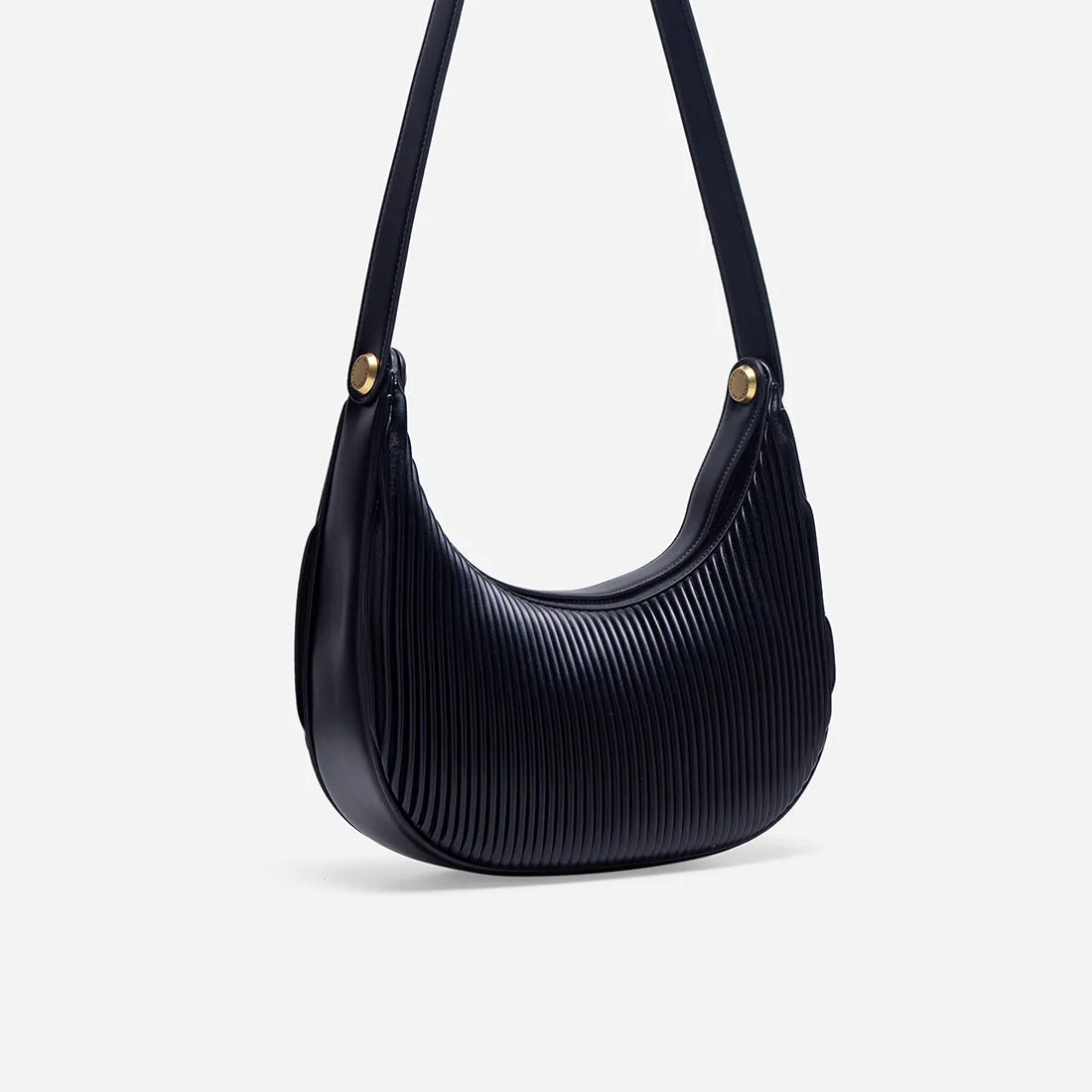 Sutton Pleated Hobo Bag