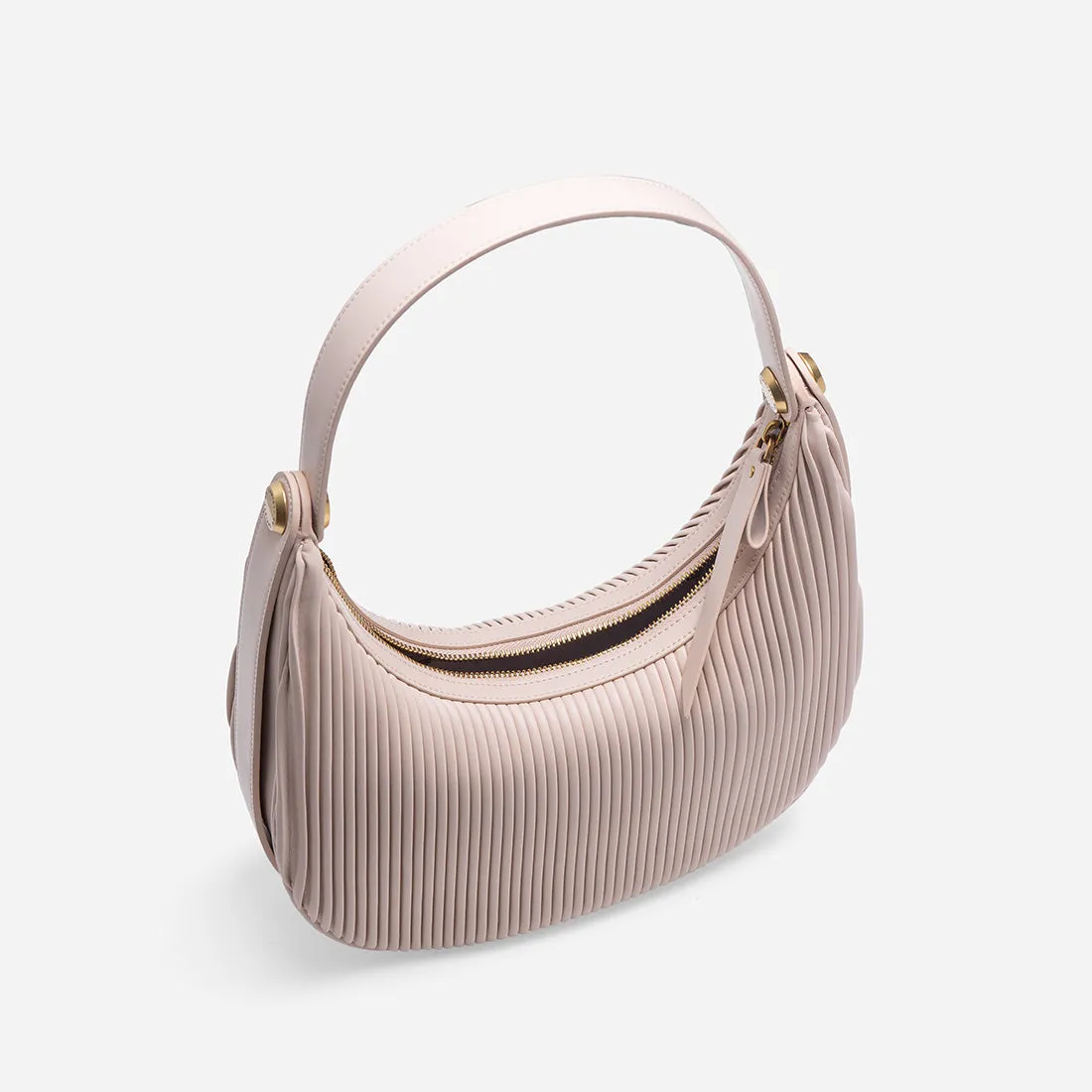 Sutton Pleated Hobo Bag