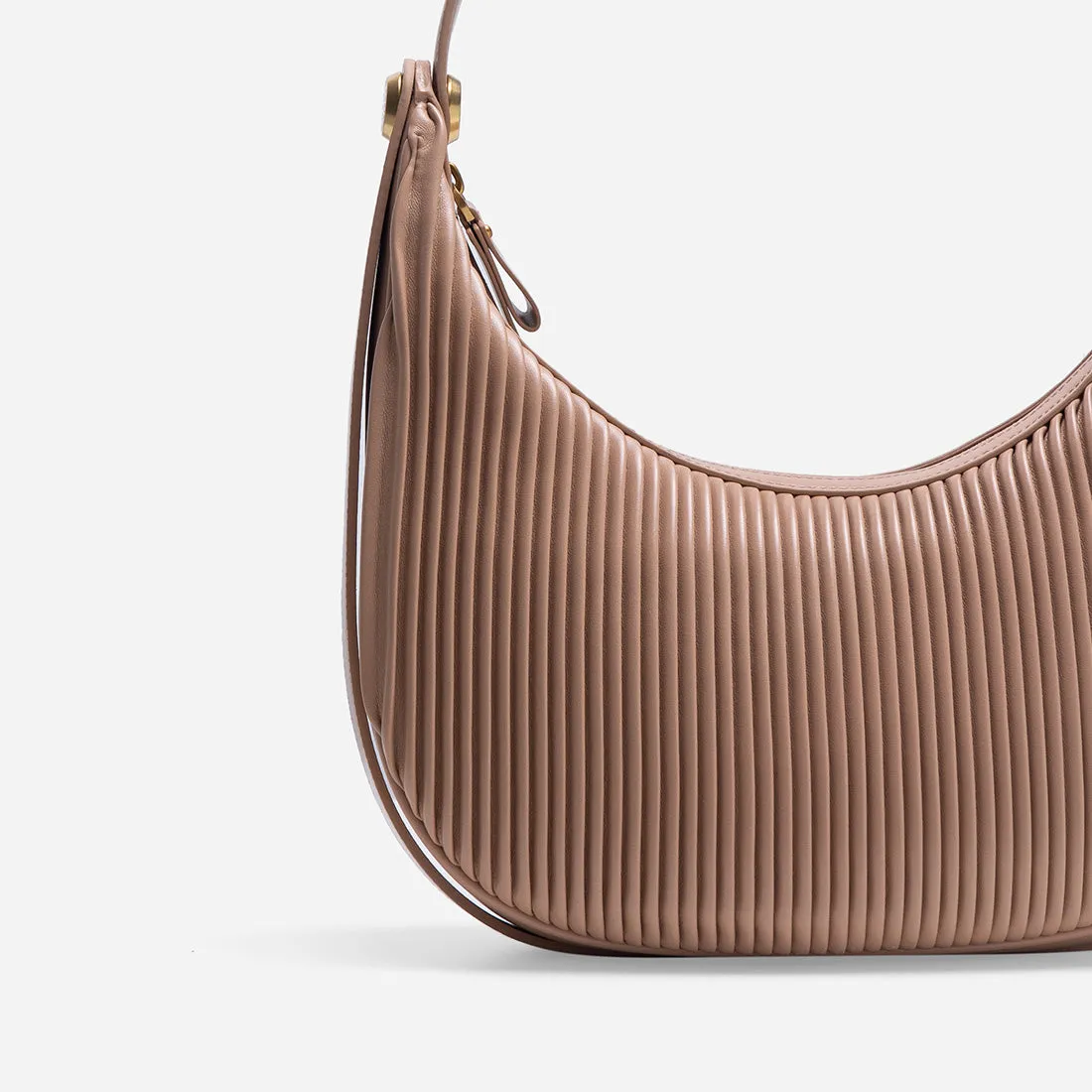 Sutton Pleated Hobo Bag