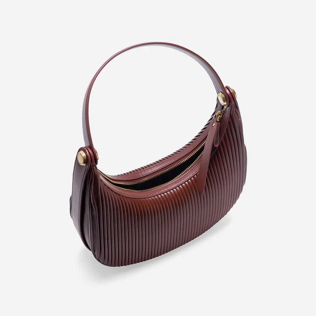 Sutton Pleated Hobo Bag