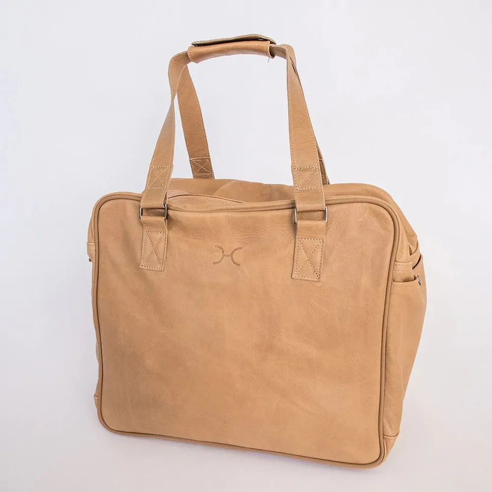 Thandana Leather Large Weekender Bag