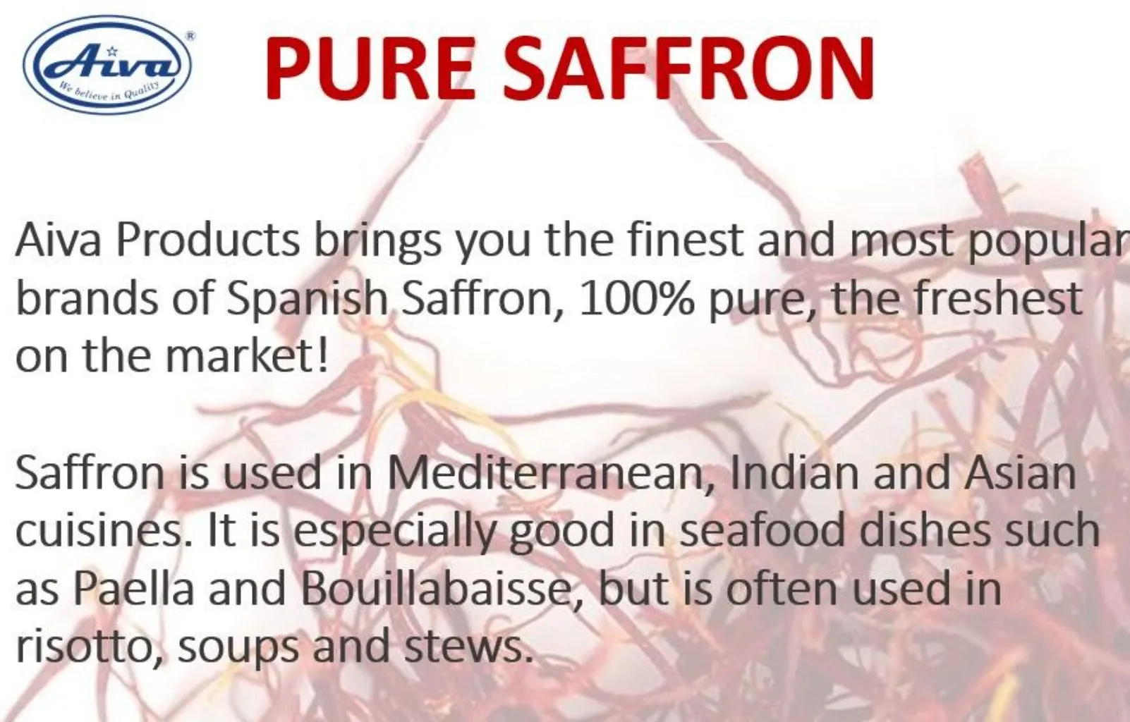 The Gathering Brand Pure Spanish Saffron