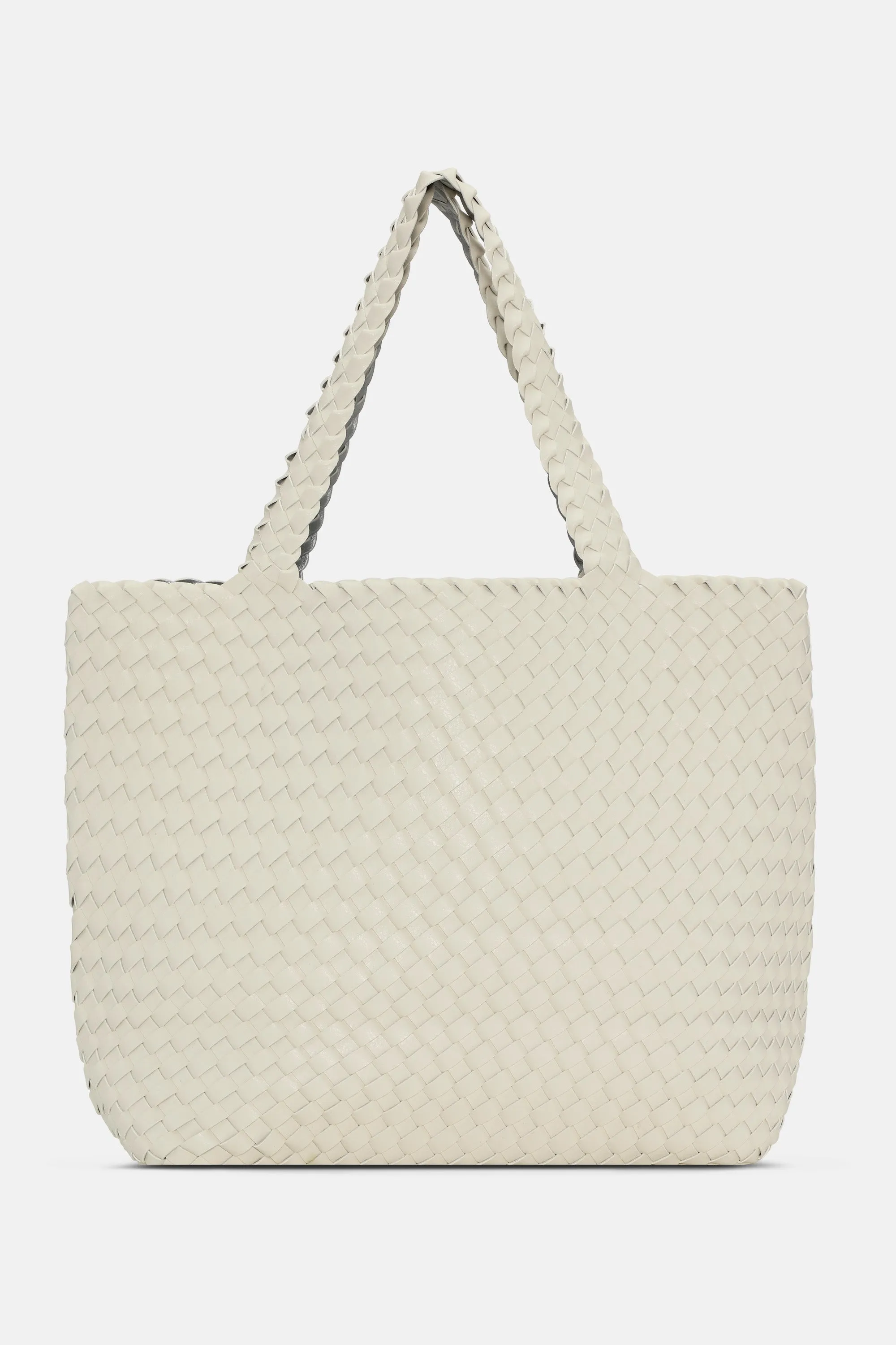 Tote Bag - Egg White Silver