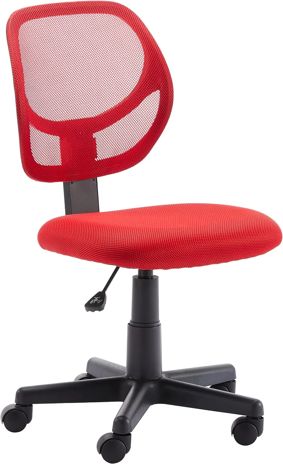 Upholstered Task and Computer Office Chair with Mesh Back